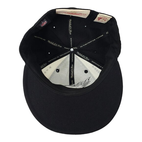 Tennessee Titans NFL Fitted Wool Cap 7 1/4 Mitchell Ness Vintage 00s Trucker Hat - Picture 5 of 14